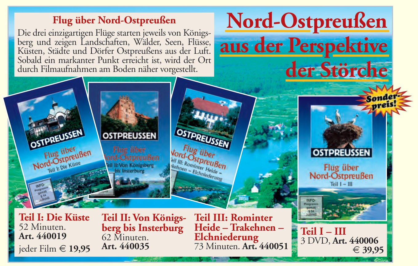 Nord-Ostpreußen aus der Perspektive der Störche – aus dem Jahreskatalog 2026 von Lesen & Schenken